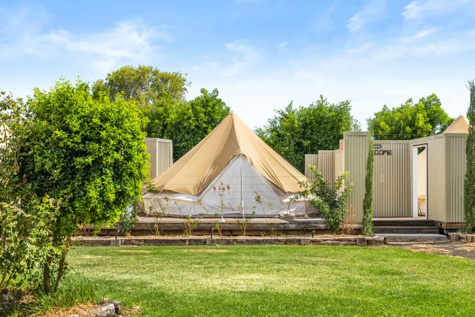 Glamping accommodation at Cunnamulla Queensland