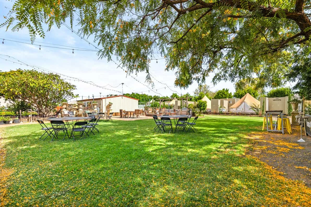 Back garden of Club Boutique Hotel Cunnamulla